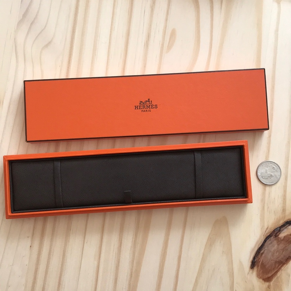 Hermès orange jewelry box